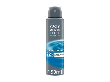 Desodorizante Spray Dove Men Clean Comfort 72h 150ml