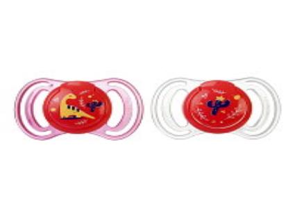 Pack 2 Chuchas Silicone 6m+rosa Neo Baby