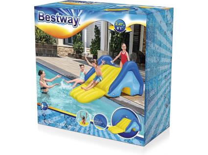 Escorrega Gigante Insuflável Para Piscina Bestway 247x124x100cm