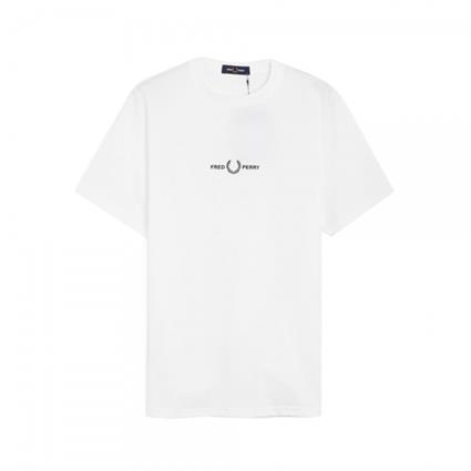 Fred Perry CAMISETA BORDADA , Blanco, Talla - Ref.
