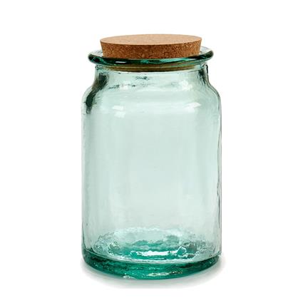 Frasco de Vidro Reciclado Redondo