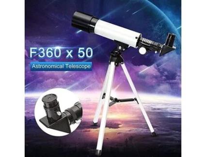 Telescópio Astronômico Portátil Uverbon 360/50 Mm  + Tripé Portátil