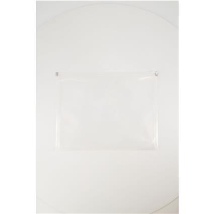 Staples Bolsa de Fecho Zip, A4, Polipropileno, Transparente