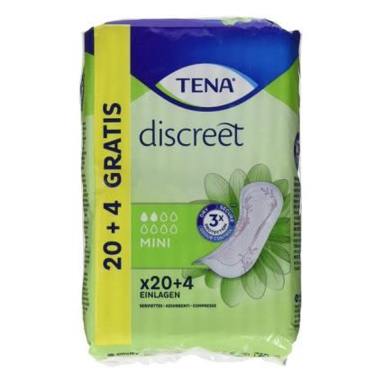 Pensos Higiénicos para Incontinência Discreet Mini  (24 uds)