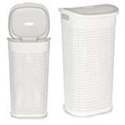 Cesto de Roupa Suja Branco Plástico 60L (44 x 57 x 34,5 cm)