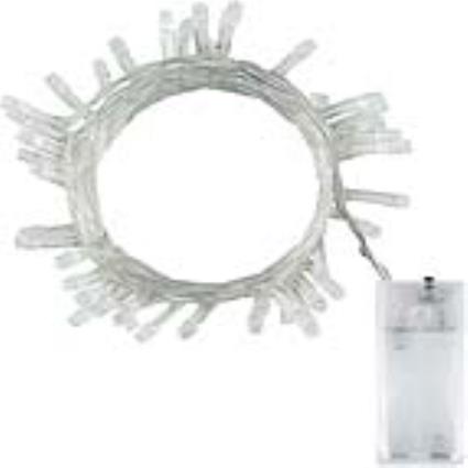 Grinalda de Luzes LED Ledkia 3 m Sem fios A+ (Branco Quente 3000K - 3500K)