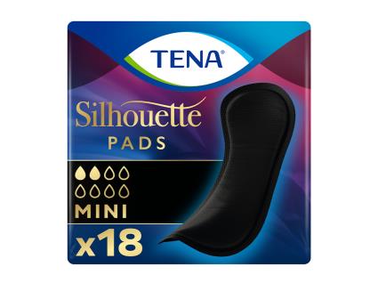 Protegeslip Silhouette Noir Mini  (18 uds)