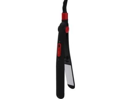 Alisador de Cabelo Cerâmico  25 W Preto Vermelho