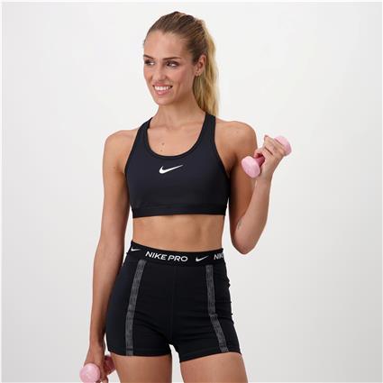 Nike Swoosh - Preto - Soutien Ginásio Mulher tamanho S