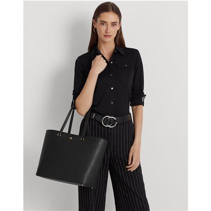 Lauren Ralph Lauren Carteira tote bag, em pele, KARLY