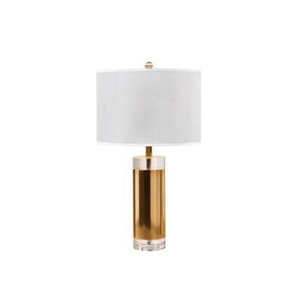 Candeeiro Mesa com Abatjour Metanira Dourado 38X70cm