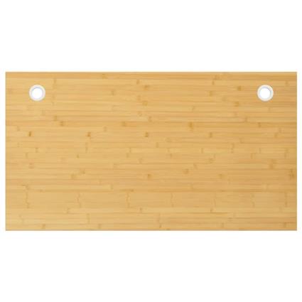 vidaXL Tampo de secretária 110x60x1,5 cm bambu