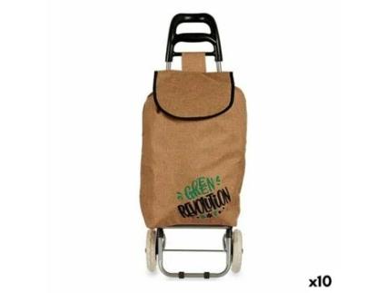 Carro de Compras Castanho 3,3 L 36 x 95 x 35 cm (10 Unidades)