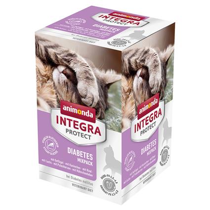 Animonda Integra Protect Adult Diabetes em terrinas 24 x 100 g - Pack económico - Pack misto I (6 variedades)