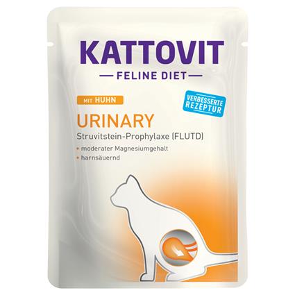 Kattovit Feline Urinary saquetas 24 x 85 g - Pack económico - Frango