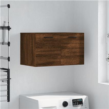 vidaXL Armário parede 60x36,5x35cm derivados madeira carvalho castanho