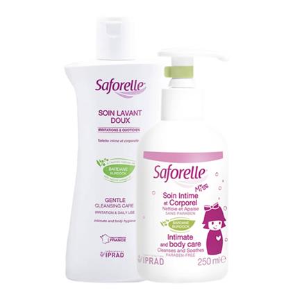 Saforelle Pack Solução Íntima Suave + Solução Infantil (250ml+250ml)