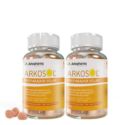 Arkosol Pack Preparador Solar Gomas 2x60un.