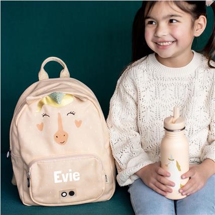 Mochila infantil personalizada - Unicórnio - Trixie