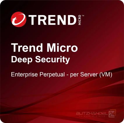 Trend Micro Deep Security - Enterprise Perpetual - per Server (VM) 501 - 1000 Utilizador 1 Ano Renewal Corporate