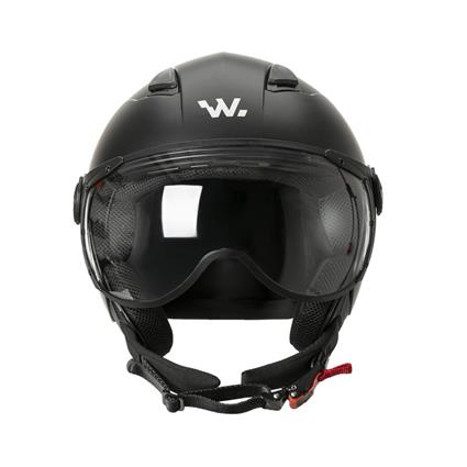 Estilo urbano wayscral capacete de motocicleta a jacto de viseira longa tamanho m