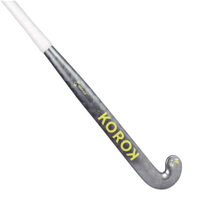 Stick de Hóquei em Campo Xlow Bow 95% Carbono Adulto Nível Experiente FH995 Cinzento/Amarelo