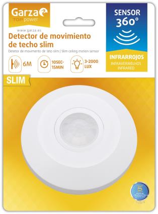 Detetor de movimento TETO 360º GARZA