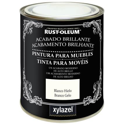 Tinta para móveis BRILHANTE 0.75L BRANCO GELO