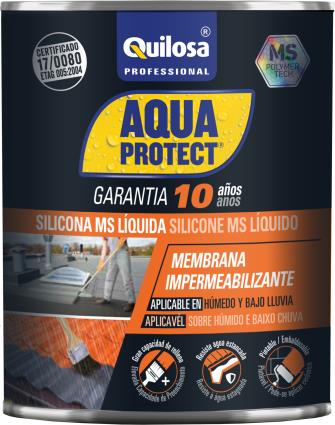 Impermeabilizante exterior  AQUAPROTECT 1KG PRETO