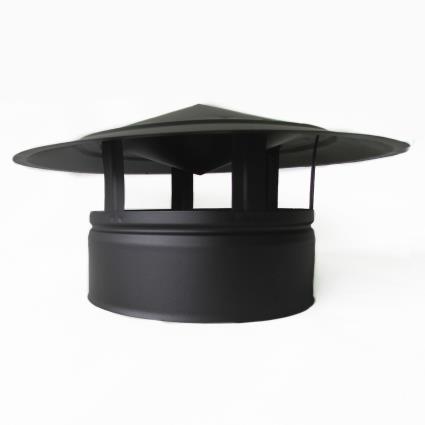 Chapéu sem aba INOX 04 PRETO D110