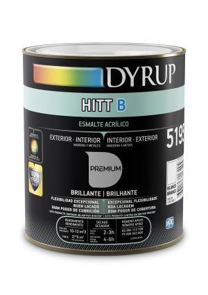 Esmalte interior brilhante  HITT 0.75L CASTANHO