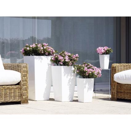 Vaso de plástico PIZA 22CM BRANCO