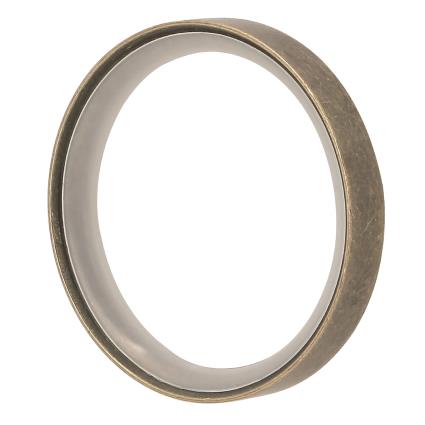 8 argolas METAL D28CM BRONZE