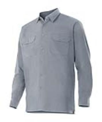 Camisa MANGA COMPRIDA 2 BOLSOS CELESTE 3XL