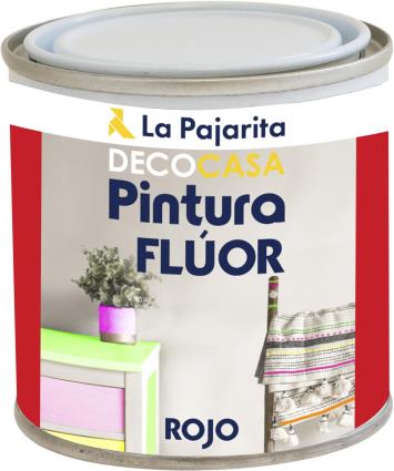 Tinta ACETINADA FLUOR 250ML VERMELHO PAJARITA