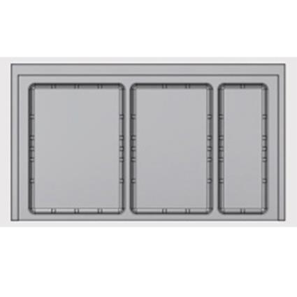 Base para gaveta  CINZENTO 80CM