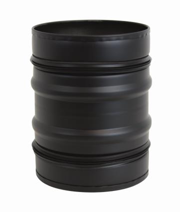 União MACHO-MACHO PRETO VMLOCK PELLETS D80MM