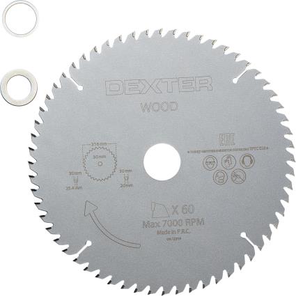 Disco de corte  CLEAN CUT 216MM 60D