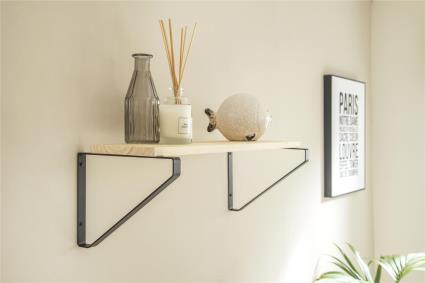 Suporte de prateleira DECO HANGER PRETO
