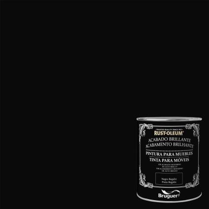 Tinta para móveis BRILHANTE 0.75L PRETO ALCACUZ
