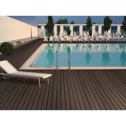 Pavimento cerâmico DECK WENGUÉ 15X75CM