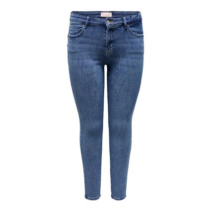Only Carmakoma Jeans skinny, cintura standard, efeito Push Up