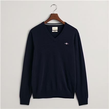 Gant Camisola com decote em V, em lambswool