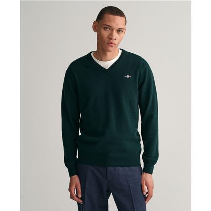 Gant Camisola com decote em V, em lambswool