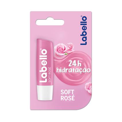 Batom Cuidado Dos Lábios Soft Rosé Labello 55 Ml
