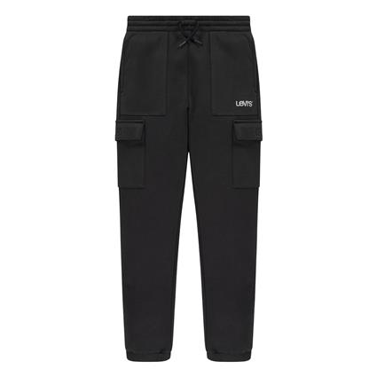 Levi's Kids Calças jogging estilo cargo, em moletão