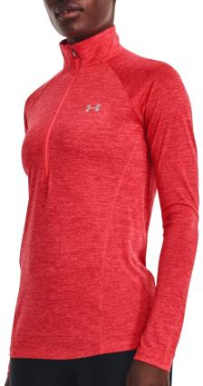 T-Shirt de manga comprida Under Armour Tech 1/2 Zip - Twist-RED