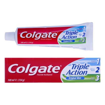 Colgate - Triple Action 100ml (154g) Original Mint