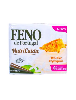 4x sabonetes Mel e Flôr de Laranjeira Nutricuida (4x90g)