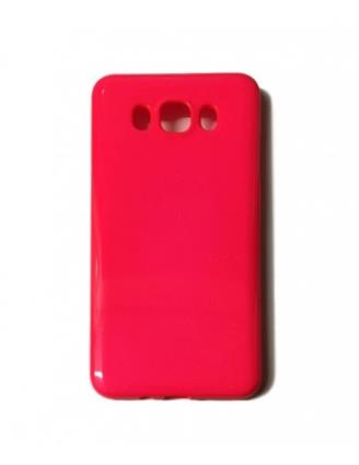 Capa Silicone  Galaxy J7 2016 - Preto - Cor de Rosa
